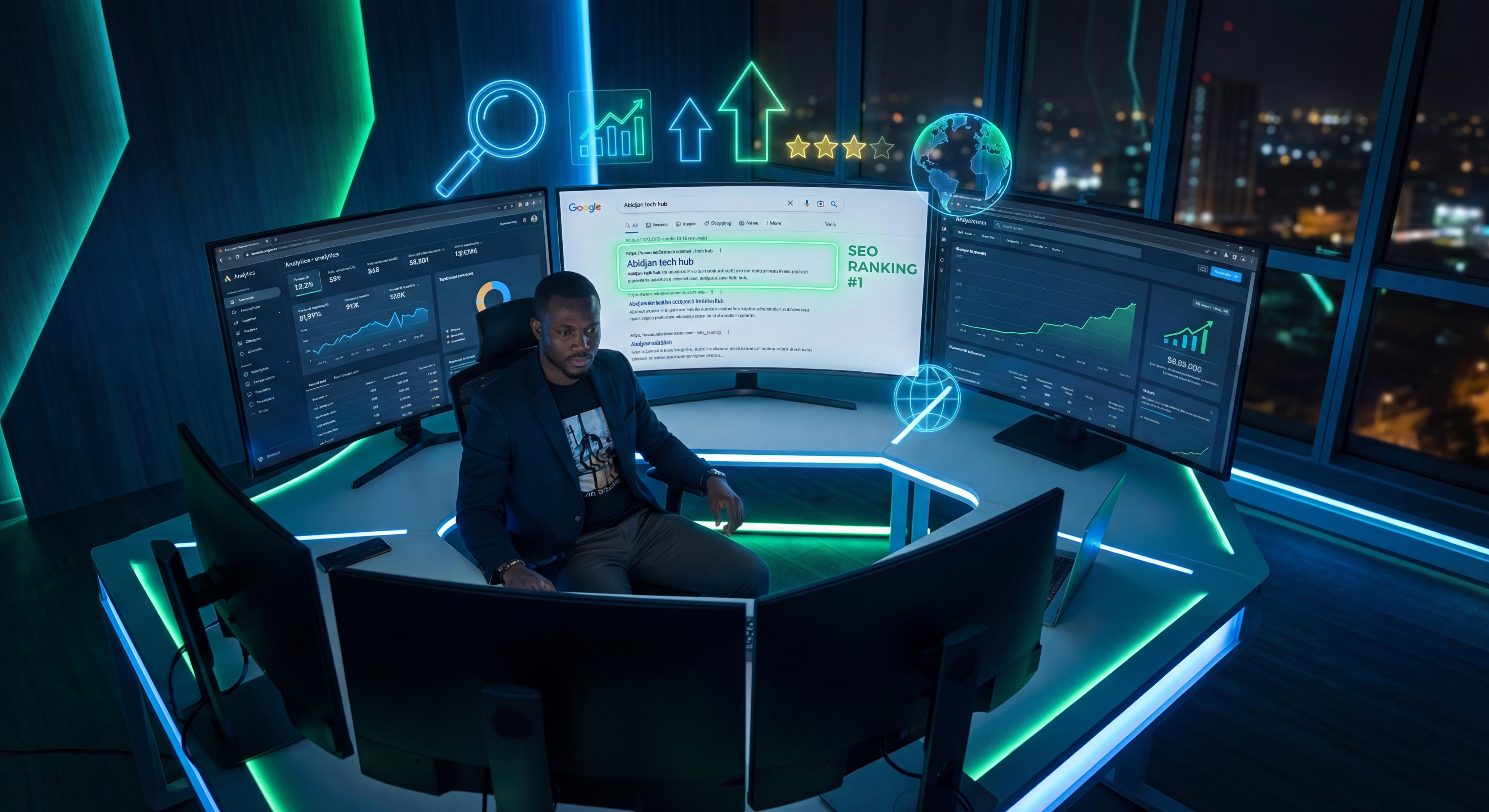 Référencement SEO stratégie digitale Abidjan — W2K-Digital
