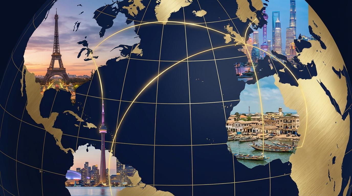 Destinations internationales depuis Abidjan — SOFRETMA TRANSIT