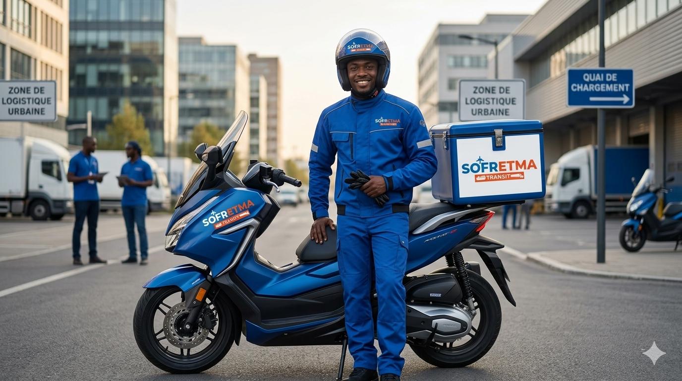 Livreur moto SOFRETMA TRANSIT Abidjan